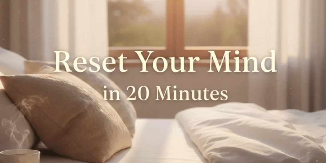 How to Reset Your Mind Every Morning With a 20-Minute Mindset Routine