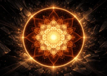 Featured image for article on living from the inside out — mandala representing inner peace and mental clarity