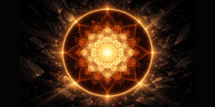 Featured image for article on living from the inside out — mandala representing inner peace and mental clarity